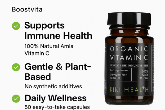 KIKI Health Organic Vitamin C — 50 Capsules