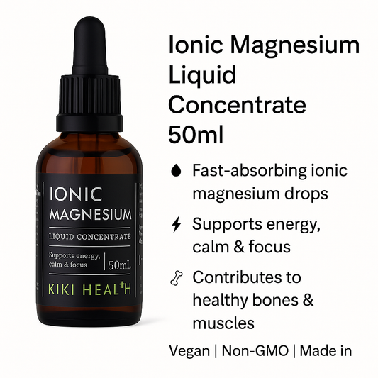 Ionic Magnesium Liquid Concentrate 50ml — Highly Absorbable Drops for Energy & Nerve Health